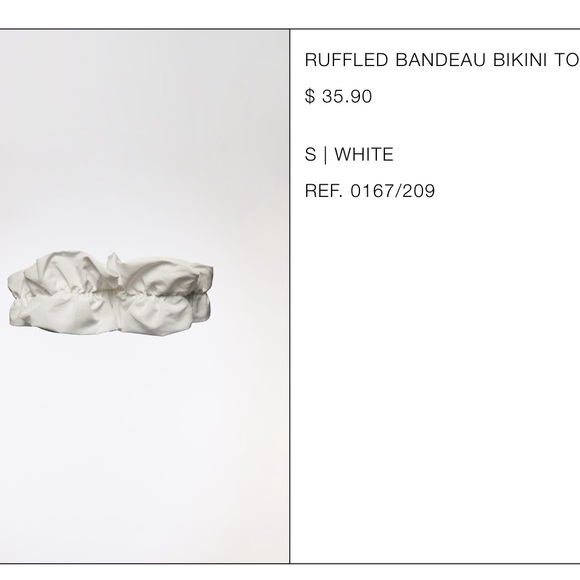 Zara Ruffled Bikini Top - Picture 3 of 4